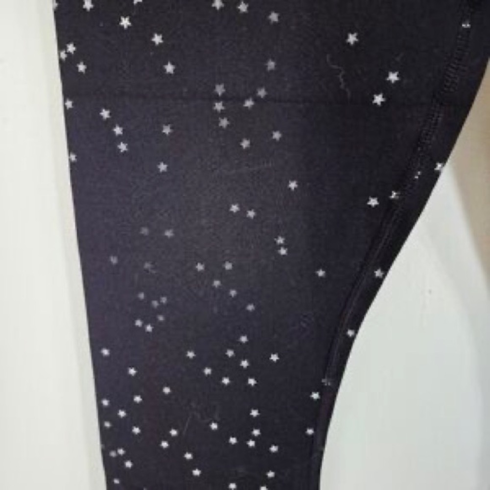 Girls Black Sparkle Leggings - Picture 2 of 7
